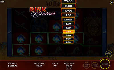 40 Thieves Slot Risikospiel