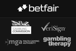 Betfair Casino ist voll lizenziert und zertifiziert