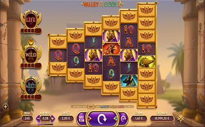 Spielt jetzt den Valley Of The Gods Slot im Cadabrus Casino!