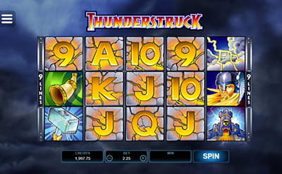 Thunderstruck 2 Slot von Microasoft im Casiplay Casino