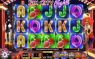 Der Sin City Nights Spielautomat im Casitsu Casino.