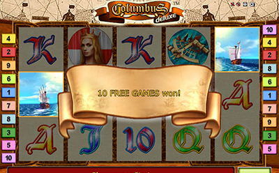 Columbus deluxe Slot Freispiele