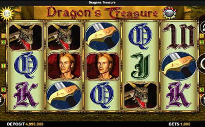 Dragon´s Treasure Extra Spins Slot Wilds