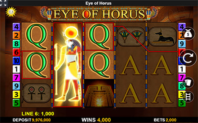 Eye of Horus Slot Expanding Symbole