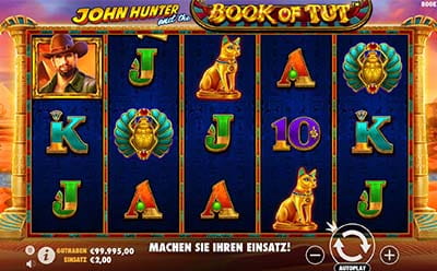 Spielt jetzt den Book of Tut Slot im FireSlots Casino.