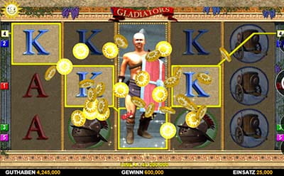 Gladiators Slot Expanding Symbole