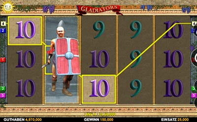 Gladiators Slot Symboltausch