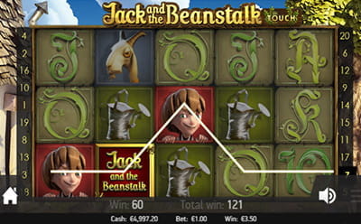 Jack and the Beanstalk in the Ladbrokes Casino App