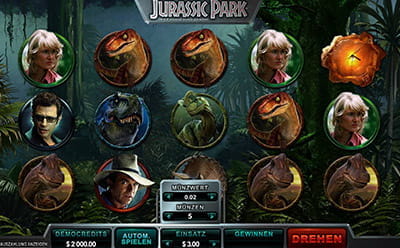 Jurassic Park Online Slot im JellyBean Casino spielen