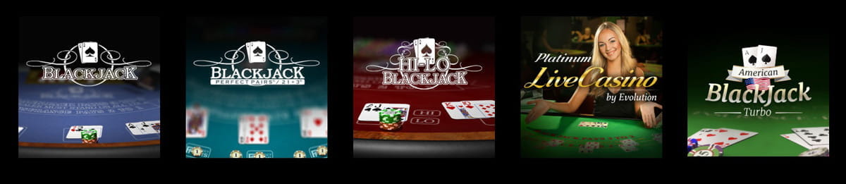 Hier findest du die Auswahl an Blackjack-Klassikern im Mega Casino