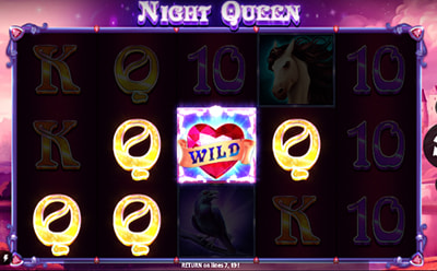 Night Queen Slot Wild.