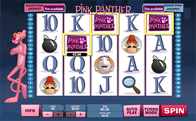 Pink Panther Slot Scatter