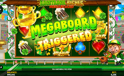 Racetrack Riches Megaboard Freispiele