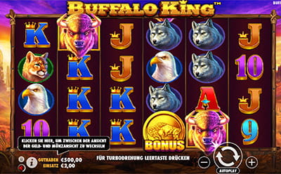 Buffalo King im Rizk Casino spielen
