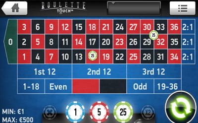 Roulette Touch von Netent im Playzee Casino