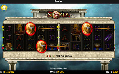 Sparta Slot Scatter