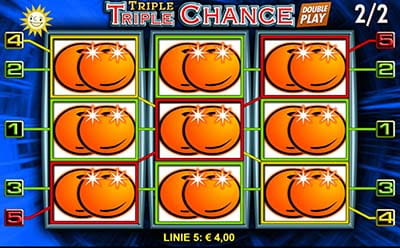 Triple Triple Chance Double Play Slot Multiplikatoren