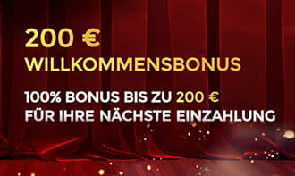 Der WIllkommensbonus von Unique Casino beträgt 100% bis 200€