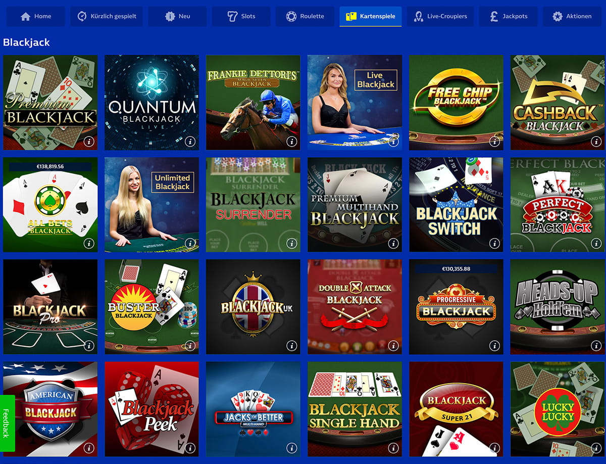 william hill blackjack review