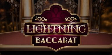 Das Live Casino Spiel Lightning Baccarat