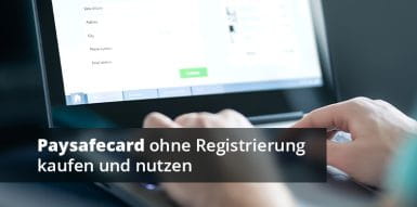 Paysafecard ohne Registrierung kaufen und nutzen.